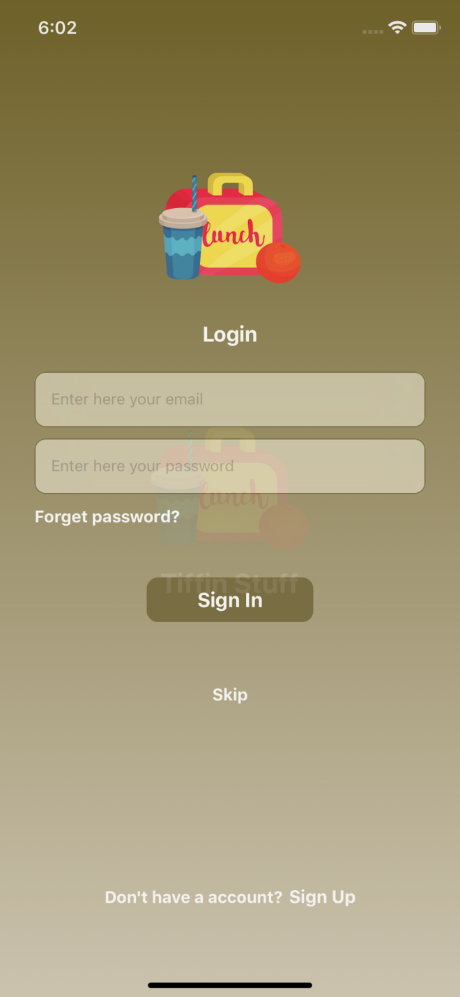 Tiffin Stuff Application