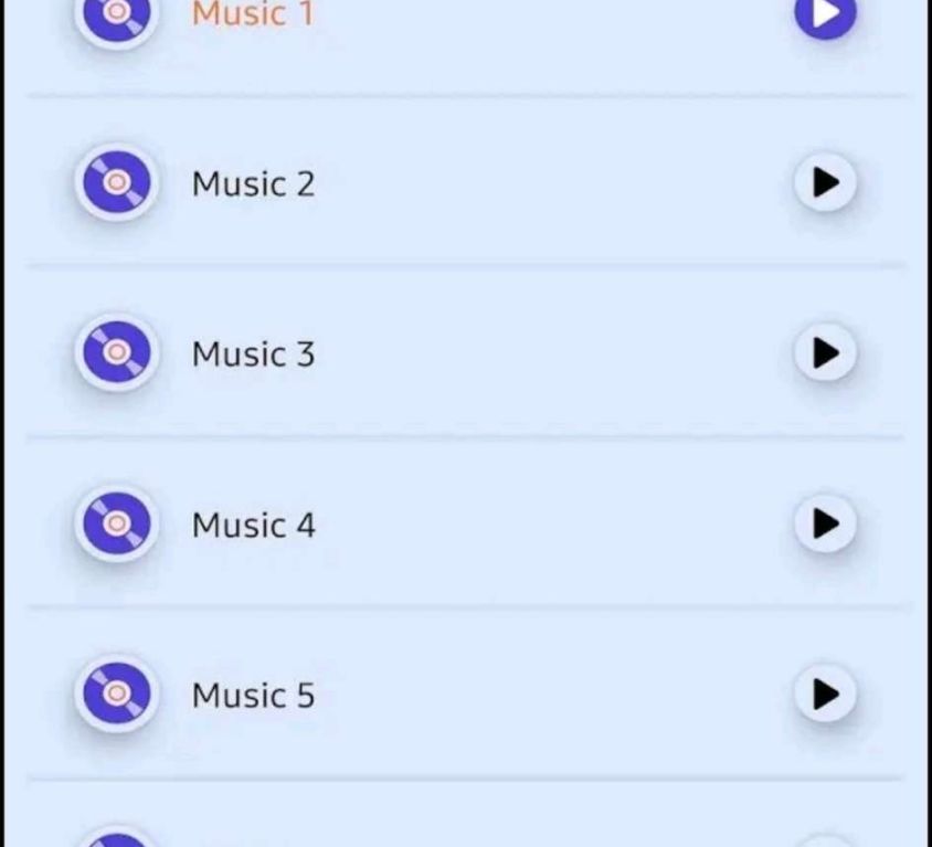 Hex Music Player Application